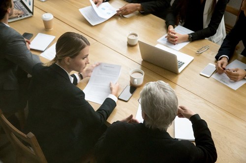 Lawyers in Meeting